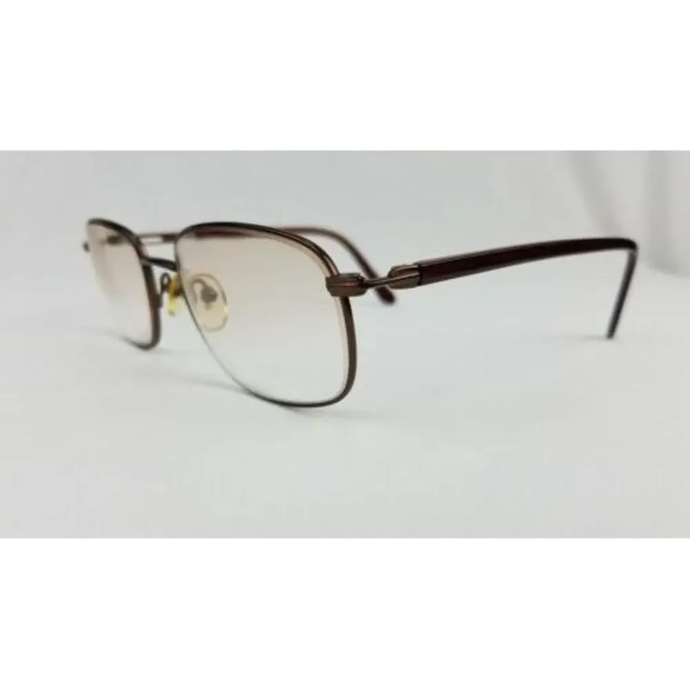 Coleman eyeglass frames Full metal frame zyl‎ temples Brown